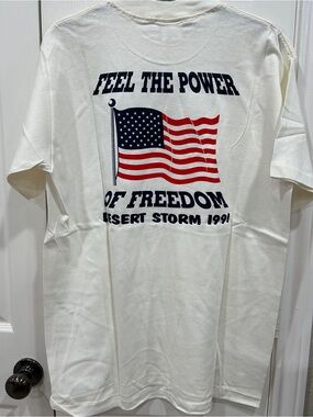 Vintage 1991 Operation Desert Storm “Feel The Power of Freedom” T-Shirt